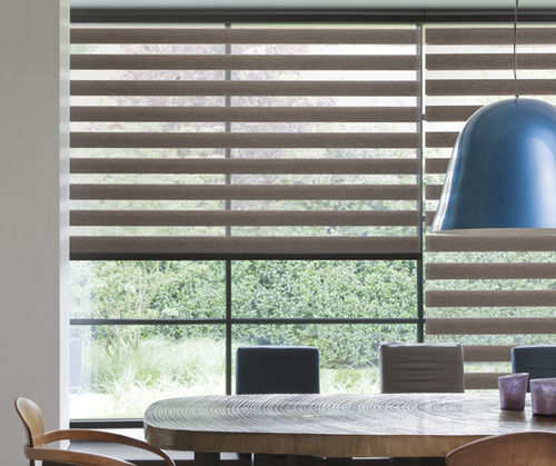 Store enrouleur - STRIPES - Resstende - pour fenêtre / en tissu