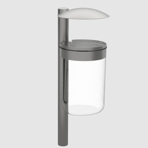 Poubelle publique - TOSCANE - CITYNOX - sur pied / en inox / avec couvercle