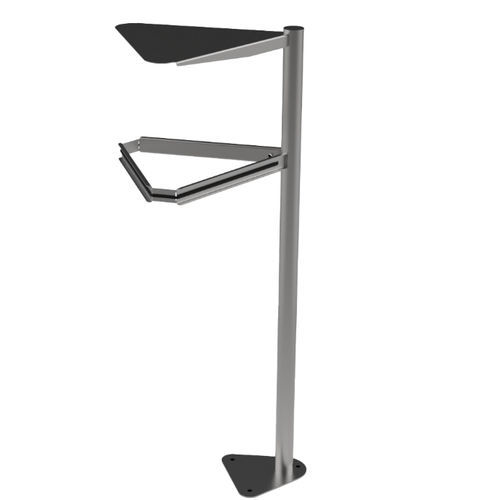 Support de sac poubelle public - CITYNOX - sur pied / en inox / d'extérieur
