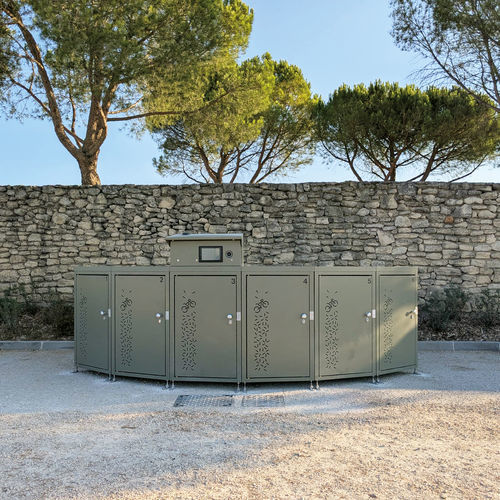 Abri vélo sécurisé - MODULEO - CITYNOX - recyclable / en acier galvanisé / multiplace