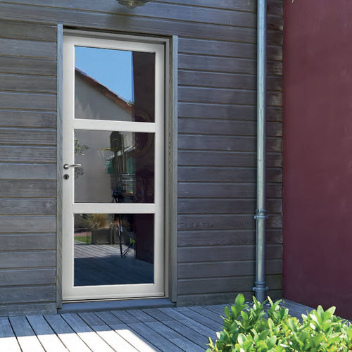 Porte d'entrée - HOLLY 3 - ZILTEN - en PVC / battante / contemporaine