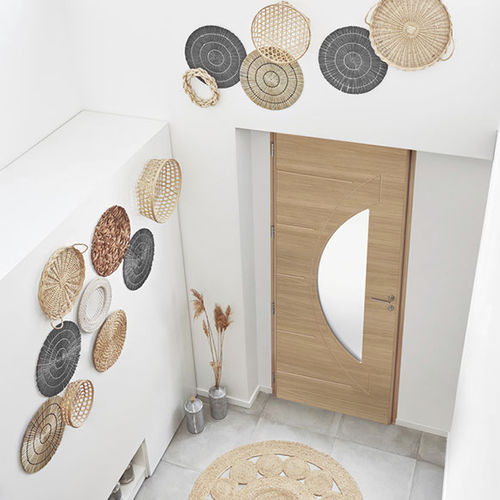 Porte d'entrée - ATLANTIDE DUO - ZILTEN - en bois / en aluminium / en inox