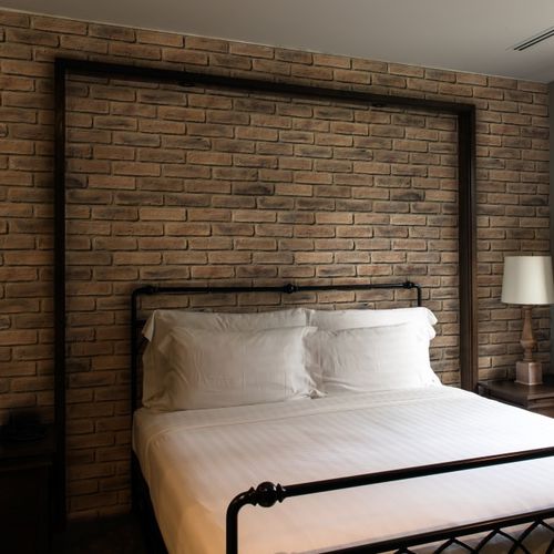Brique de parement en béton - MASTERBRICK KHAKI - Mathios SA - extérieur / intérieur / antique