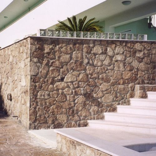 Parement en béton - CLASSIC : FIELDSTONE EARTH - Mathios SA - extérieur / intérieur / lisse