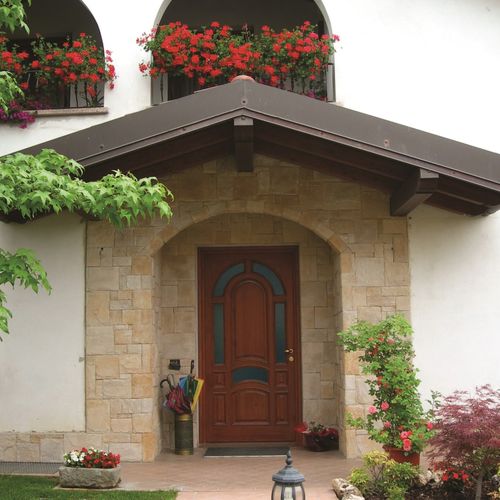 Parement en béton - CLASSIC : ALAMO CHAMPAGNE - Mathios SA - extérieur / intérieur / lisse