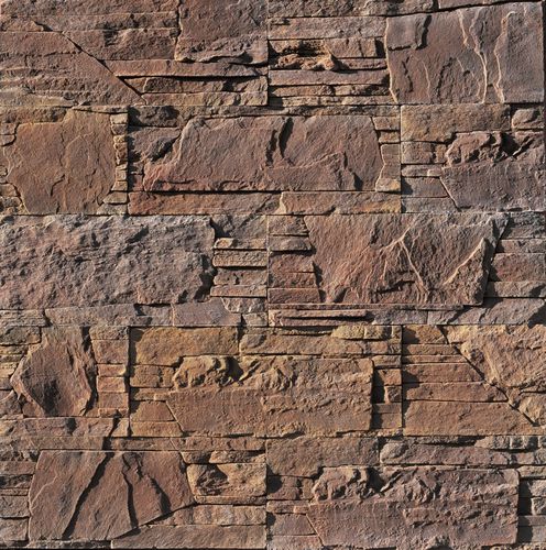 Parement en béton - CLASSIC : HIGHLAND BLEND RUSTY  - Mathios SA - extérieur / intérieur / texturé
