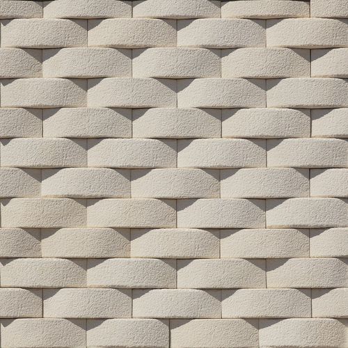 Parement durable - GEOMETRIC : ATLAS BEIGE - Mathios SA - en béton / extérieur / intérieur