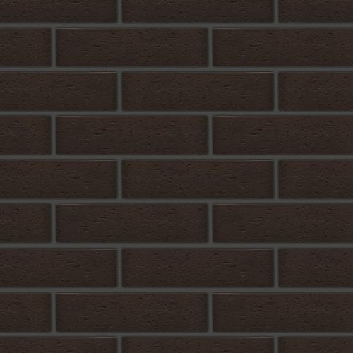 Brique de parement décoratif - KERABRICK BLACK - Mathios SA - en béton / extérieur / intérieur