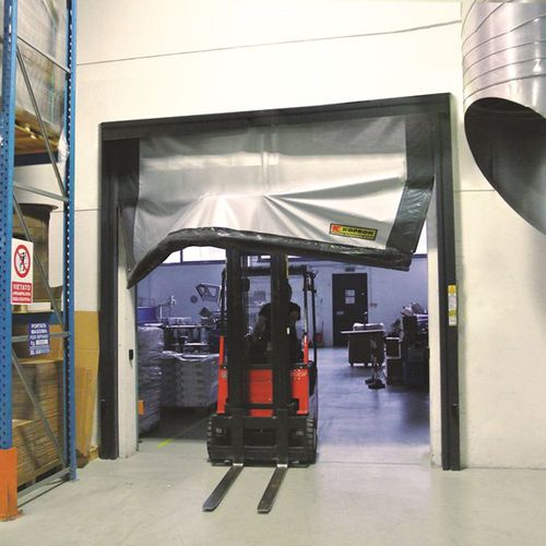 Porte industrielle enroulable - REPLAY  - KOPRON - en PVC / coupe-feu / à isolation thermique