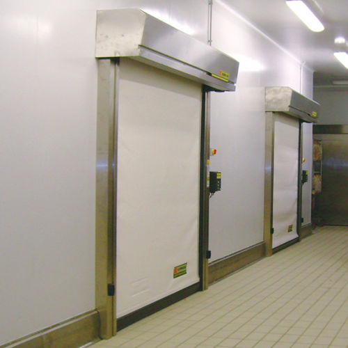 Porte industrielle enroulable - FAST COLD - KOPRON - en PVC / automatique / à isolation thermique