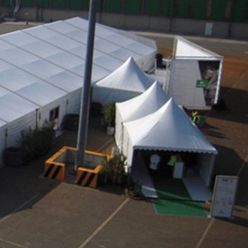 Gazebo en PVC - ENTRANCE  - KOPRON - toit en toile / structure en acier / structure en aluminium