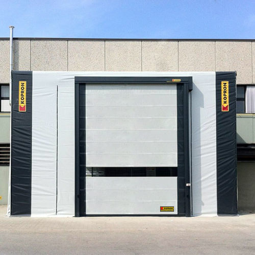 Porte industrielle enroulable - FAST PACK - KOPRON - en acier galvanisé / en PVC / automatique
