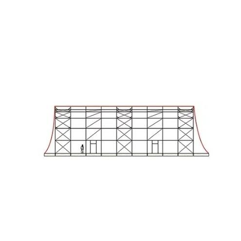 Structure tendue sur ossature métallique - AIRCROSS - KOPRON - à arche / pour couverture / avec membrane en pvc
