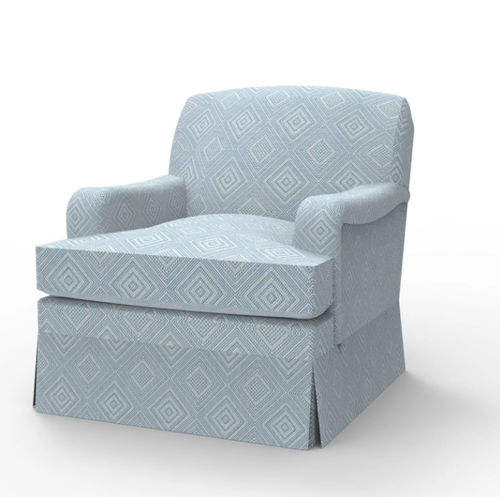 Fauteuil contemporain - STRATFORD SLIPCOVERED - DURALEE DESIGNER - en tissu / en bois massif / avec revêtement amovible