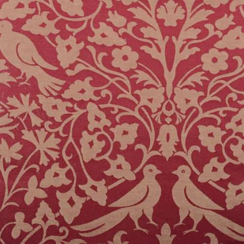 Tissu d'ameublement - SILK TRADITIONS : AUDUBON - DURALEE DESIGNER - à fleurs / en lin / en soie