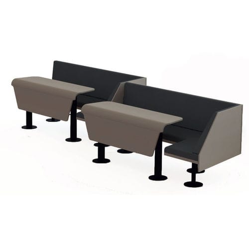 Fauteuil d'auditorium contemporain - CONNECT - Race Furniture - en cuir / en tissu / en bois