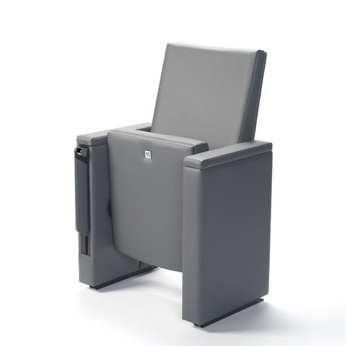 Fauteuil d'auditorium de style - PRESTBURY - Race Furniture - en cuir / gris / professionnel
