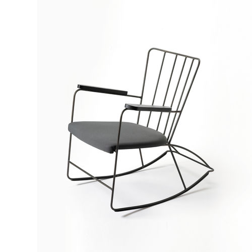 Fauteuil contemporain - THE ROCKER - Race Furniture - en tissu / d'extérieur / à bascule
