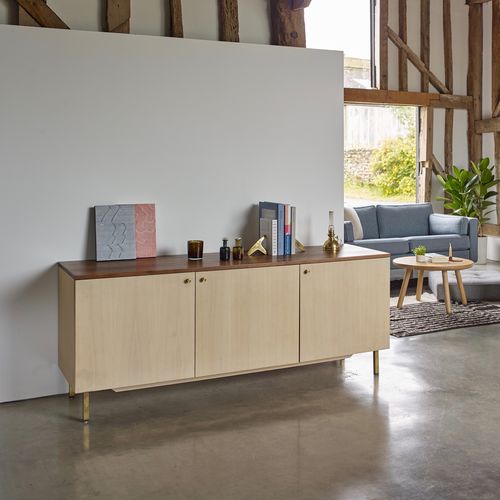 Buffet contemporain - Two - ANOTHER COUNTRY - en chêne / plaqué bois / en frêne