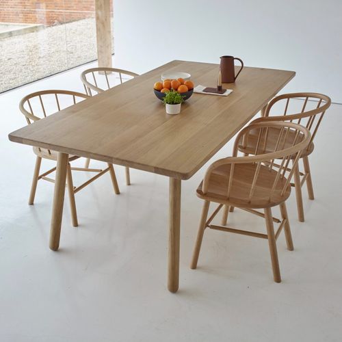 Table à manger contemporaine - One - ANOTHER COUNTRY - en chêne / en frêne / avec piètement en chêne