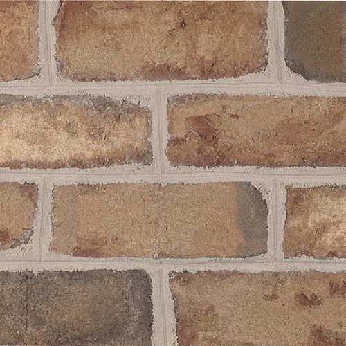 Brique pour façade - OLD IRVINGTON - PINE HALL BRICK - pleine / marron / fait main