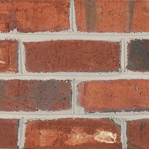 Brique pour façade - RUSTIC VILLAGE - PINE HALL BRICK - pleine / rouge / orange
