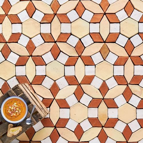 Carrelage d'intérieur - MEZQUITA   - SaldaMena SC - de salon / au sol / en terracotta