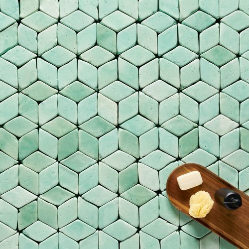 Carrelage en terracotta - ARRECIFE  - SaldaMena SC - brillant / d'intérieur / de salon