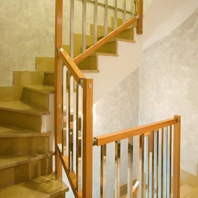 Garde-corps en bois - MA12 - PIRBA - en inox / d'intérieur / pour escalier