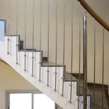 Garde-corps en inox - D - PIRBA - d'intérieur / pour escalier
