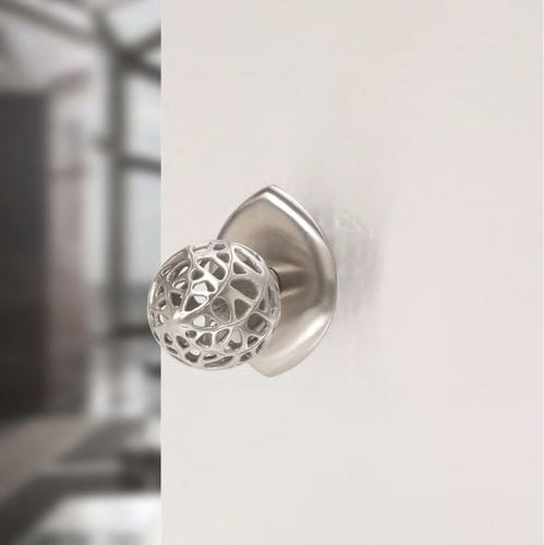 Bouton de porte contemporain - MORPHIC : INTERIOR - Martin Pierce - en bronze / en acier inoxydable