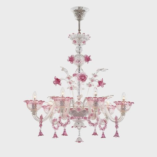 Lustre classique - APOLLO - Sogni di Cristallo - en verre de Murano / en verre soufflé / 6 ampoules