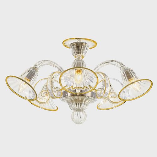 Plafonnier classique - ERMES - Sogni di Cristallo - en verre de Murano / à LED / fait main