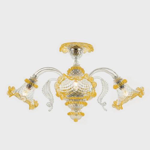 Plafonnier classique - ATENA - Sogni di Cristallo - en verre de Murano / à LED / fait main