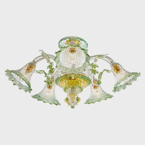 Plafonnier classique - APOLLO DEI DOGI - Sogni di Cristallo - en verre de Murano / à LED / fait main