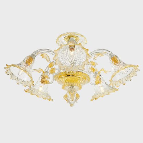 Plafonnier classique - GOLD APOLLO - Sogni di Cristallo - en verre de Murano / à LED / fait main