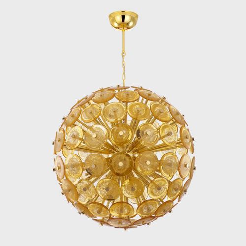 Lustre contemporain - SUPERNOVA - Sogni di Cristallo - en verre de Murano / en verre soufflé / 10 ampoules
