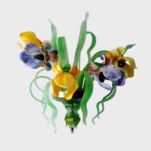 Applique murale classique - IRIS  - Sogni di Cristallo - d'intérieur / en verre soufflé / en verre de Murano