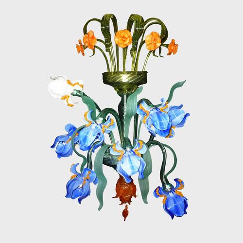 Applique murale classique - IRIS DELUXE - Sogni di Cristallo - d'intérieur / en verre de Murano / fixe