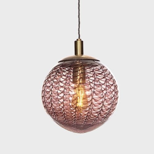 Suspension - BALL #001  - Sogni di Cristallo - en verre soufflé / en verre de Murano / classique