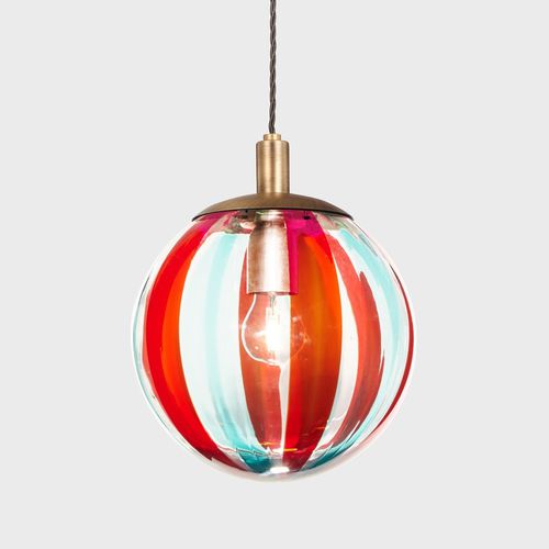 Suspension - BALL #018 - Sogni di Cristallo - en verre soufflé / en verre de Murano / contemporaine