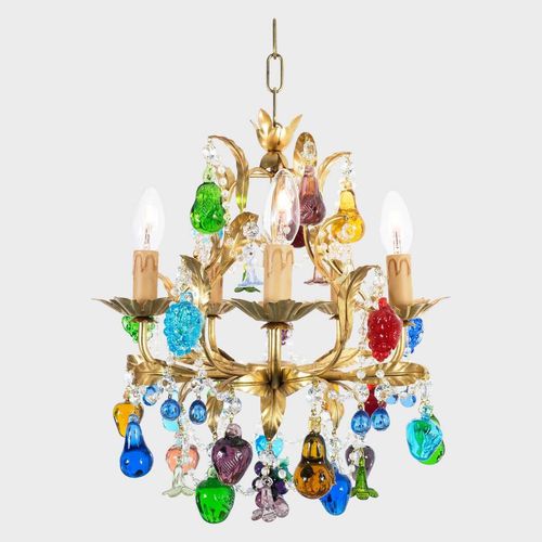 Lustre classique - ARCIMBOLDI - Sogni di Cristallo - en verre de Murano / en verre soufflé / en fer forgé