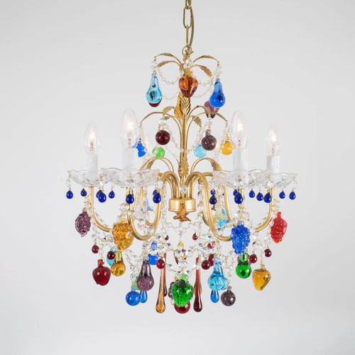 Lustre classique - PRIMIZIA - Sogni di Cristallo - en verre soufflé / en verre de Murano / en fer forgé