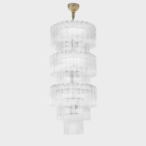 Lustre classique - CRONO DELUXE EDITION - Sogni di Cristallo - en verre de Murano / 15 ampoules / professionnel