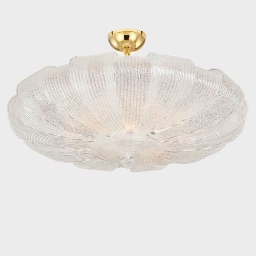 Plafonnier contemporain - FLAMINGO - Sogni di Cristallo - rond / en verre de Murano / en verre soufflé