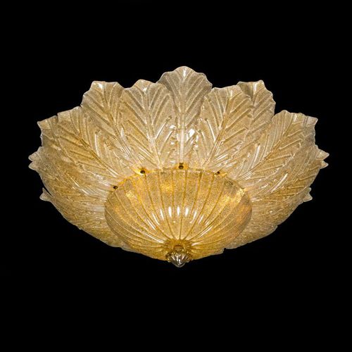 Plafonnier de style - GAIA  - Sogni di Cristallo - rond / en verre de Murano / en verre soufflé