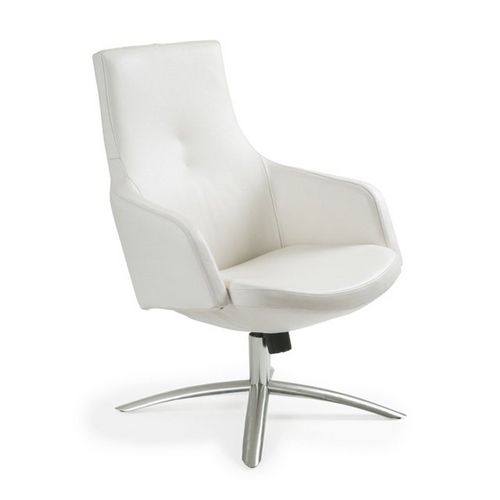 Fauteuil contemporain - JOY - Conform - en cuir / en tissu / en métal