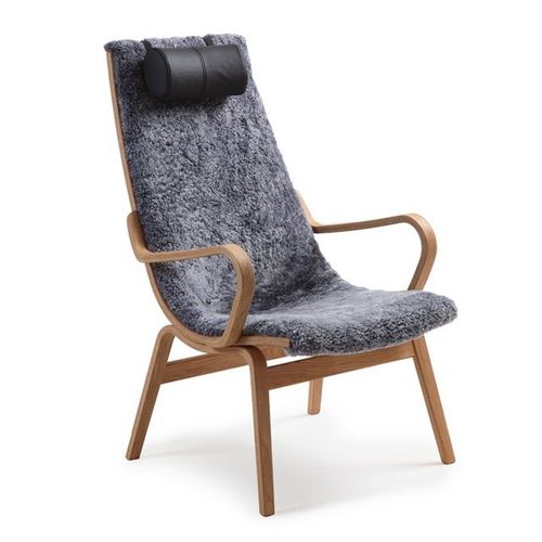 Fauteuil contemporain - LIFE - Conform - en cuir / en tissu / en chêne