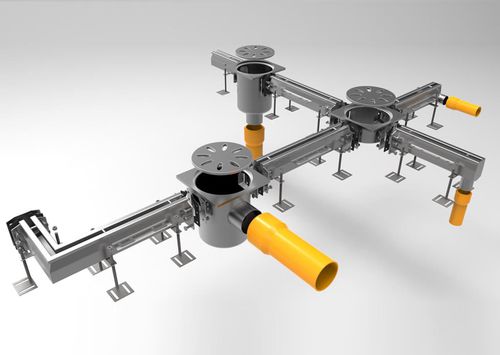 Caniveau à grille - fratelli malin srl - à fente / en acier inox / pour espace public