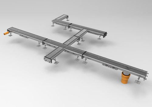 Caniveau à grille - M100P - fratelli malin srl - en acier inox / pour espace public / pour zones à trafic léger
